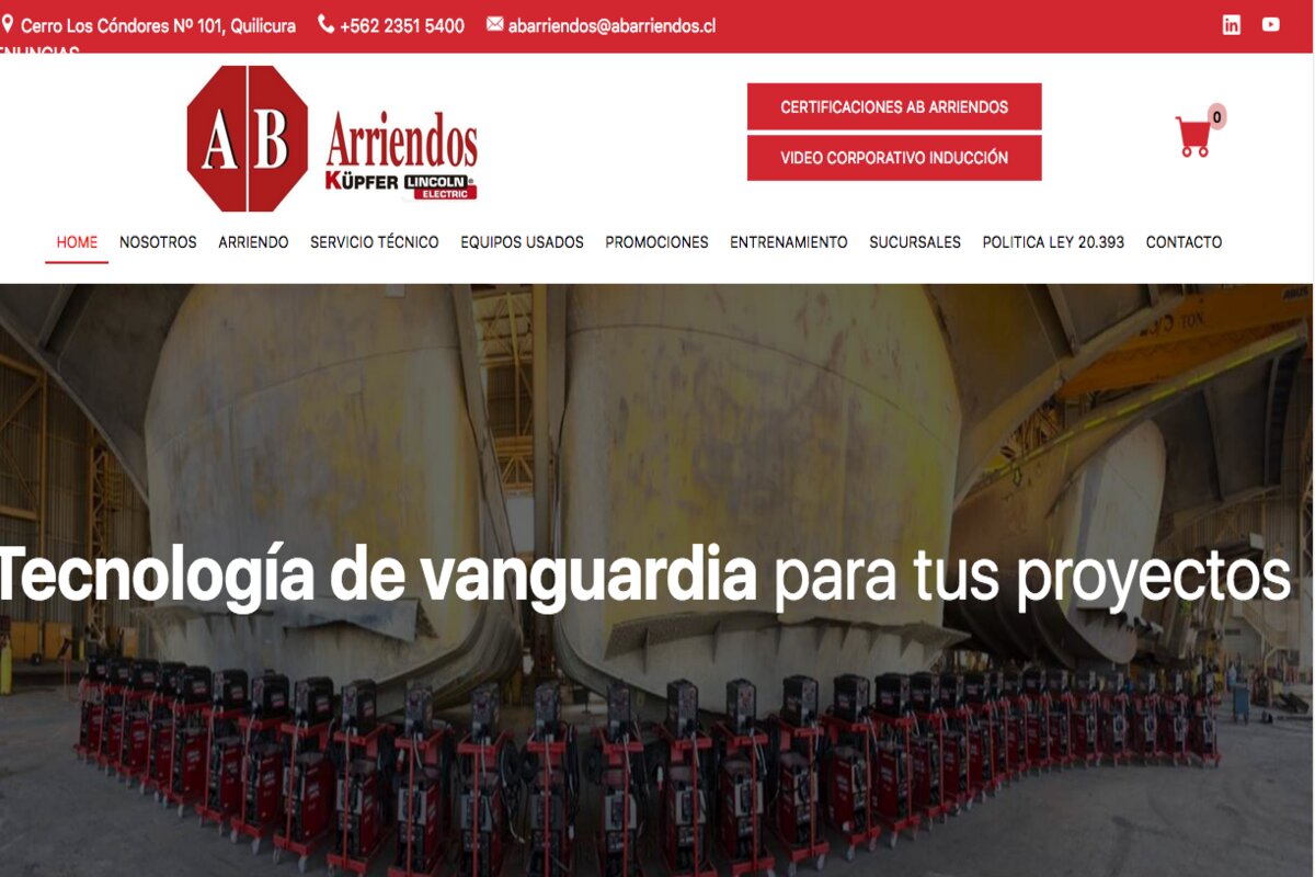 Arriendo Alimentadores en chile