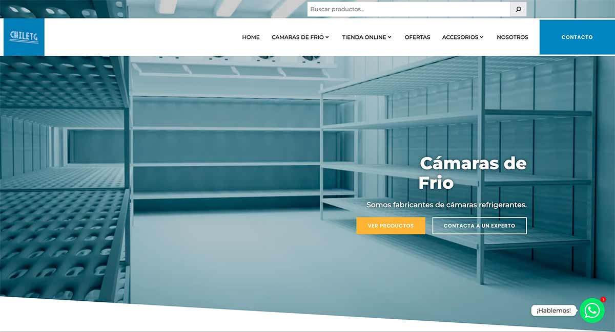 Venta de Cámaras de frio en Chile